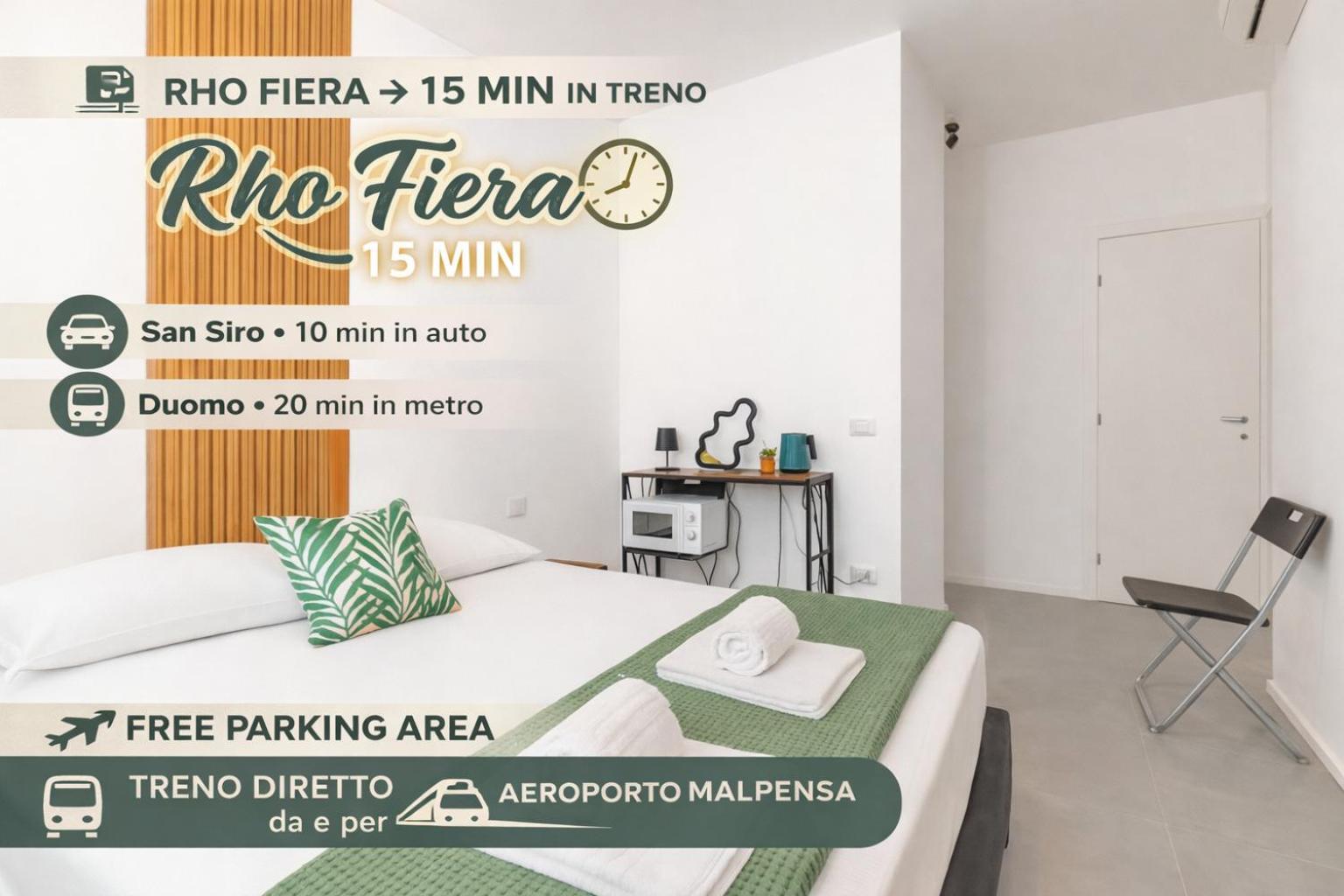 Room 12 Milano -Near Train Station -15 Min Rho Fiera-Duomo-Malpensa — Foto 1